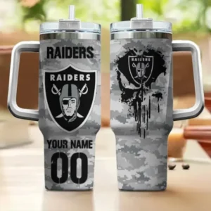 Las Vegas Raiders Customized Tumblers 40oz Gift For Fans 2025 AMC40OZ000209