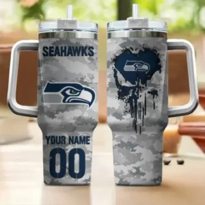 Seattle Seahawks Customized Tumblers 40oz Gift For Fans 2025 AMC40OZ000204