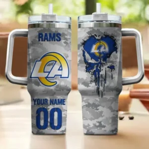 Los Angeles Rams Customized Tumblers 40oz Gift For Fans 2025 AMC40OZ000206