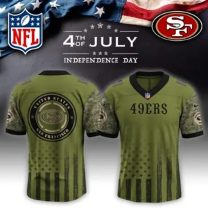 San Francisco 49ers Independence Day Football Jersey AMCVFJ00162