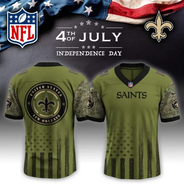 New Orleans Saints Independence Day Football Jersey AMCVFJ00158