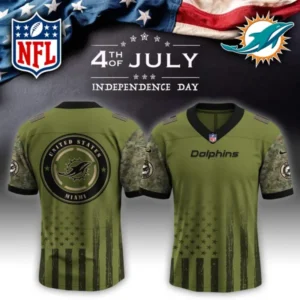 Miami Dolphins Independence Day Football Jersey AMCVFJ00143