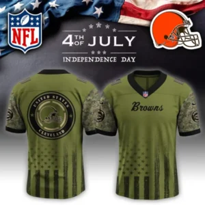 Cleveland Browns Independence Day Football Jersey AMCVFJ00152
