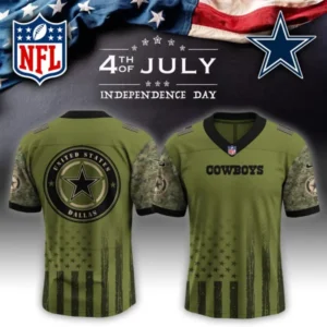 Dallas Cowboys Independence Day Football Jersey AMCVFJ00145