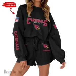 Arizona Cardinals Limited Edition Women Sweatshirt and Shorts New 2025 AMCWSWS00061