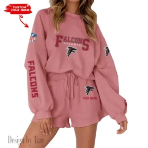 Atlanta Falcons Limited Edition Women Sweatshirt and Shorts New 2025 AMCWSWS00033