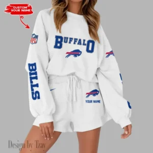 Buffalo Bills Limited Edition Women Sweatshirt and Shorts New 2025 AMCWSWS00001