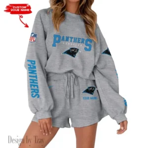 Carolina Panthers Limited Edition Women Sweatshirt and Shorts New 2025 AMCWSWS00062