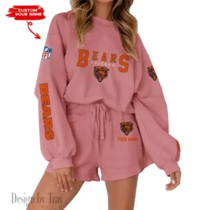 Chicago Bears Limited Edition Women Sweatshirt and Shorts New 2025 AMCWSWS00002