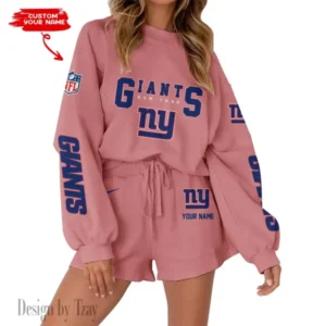 New York Giants Limited Edition Women Sweatshirt and Shorts New 2025 AMCWSWS00034