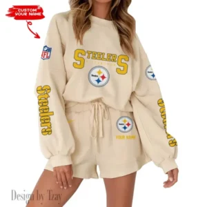 Pittsburgh Steelers Limited Edition Women Sweatshirt and Shorts New 2025 AMCWSWS00099