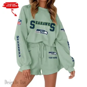 Seattle Seahawks Limited Edition Women Sweatshirt and Shorts New 2025 AMCWSWS00043