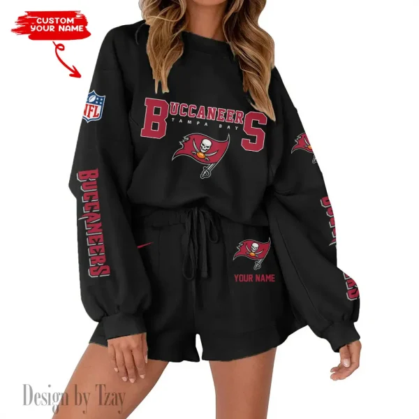 Tampa Bay Buccaneers Limited Edition Women Sweatshirt and Shorts New 2025 AMCWSWS00109 - Image 6