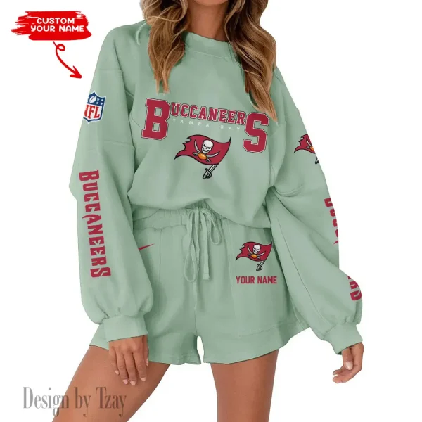 Tampa Bay Buccaneers Limited Edition Women Sweatshirt and Shorts New 2025 AMCWSWS00109 - Image 2