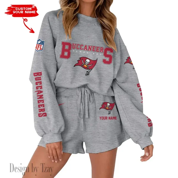 Tampa Bay Buccaneers Limited Edition Women Sweatshirt and Shorts New 2025 AMCWSWS00109 - Image 3