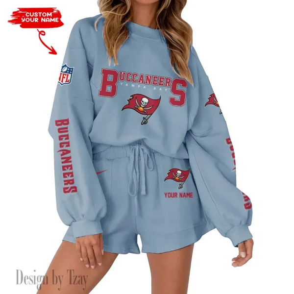 Tampa Bay Buccaneers Limited Edition Women Sweatshirt and Shorts New 2025 AMCWSWS00109 - Image 4
