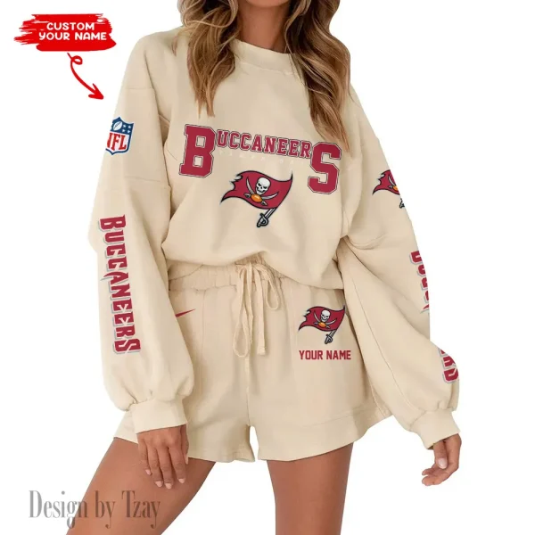 Tampa Bay Buccaneers Limited Edition Women Sweatshirt and Shorts New 2025 AMCWSWS00109 - Image 5