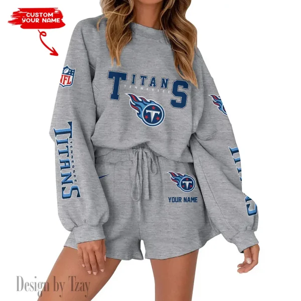 Tennessee Titans Limited Edition Women Sweatshirt and Shorts New 2025 AMCWSWS00045 - Image 5
