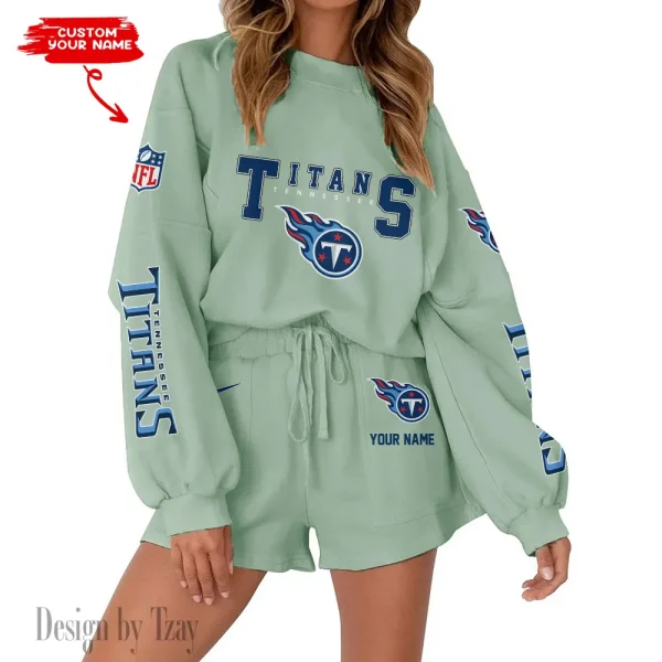 Tennessee Titans Limited Edition Women Sweatshirt and Shorts New 2025 AMCWSWS00045 - Image 6