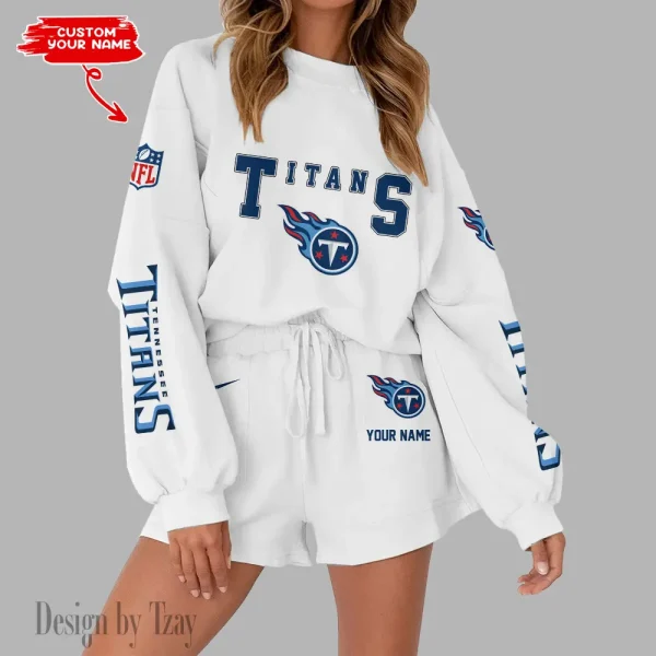 Tennessee Titans Limited Edition Women Sweatshirt and Shorts New 2025 AMCWSWS00045 - Image 7