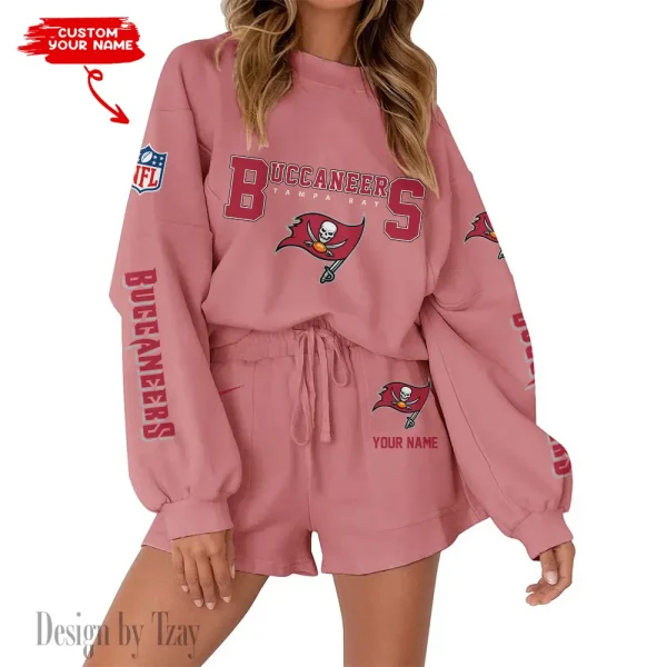 Tampa Bay Buccaneers Limited Edition Women Sweatshirt and Shorts New 2025 AMCWSWS00109 - Image 7