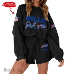 Buffalo Bills Limited Edition Women Sweatshirt and Shorts New 2025 AMCWSWS00005