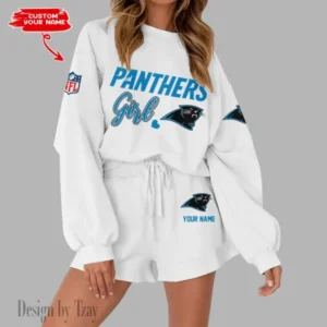 Carolina Panthers Limited Edition Women Sweatshirt and Shorts New 2025 AMCWSWS00067