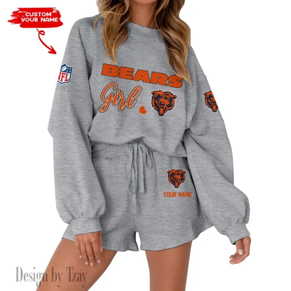 Chicago Bears Limited Edition Women Sweatshirt and Shorts New 2025 AMCWSWS00006 - Image 4