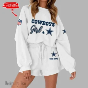 Dallas Cowboys Limited Edition Women Sweatshirt and Shorts New 2025 AMCWSWS00021
