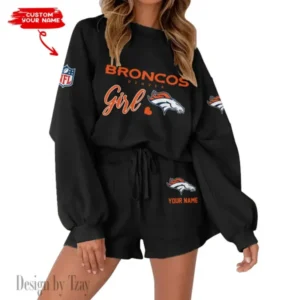 Denver Broncos Limited Edition Women Sweatshirt and Shorts New 2025 AMCWSWS00022