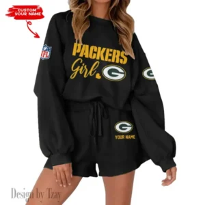 Green Bay Packers Limited Edition Women Sweatshirt and Shorts New 2025 AMCWSWS00068