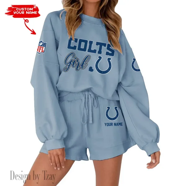 Indianapolis Colts Limited Edition Women Sweatshirt and Shorts New 2025 AMCWSWS00086 - Image 5