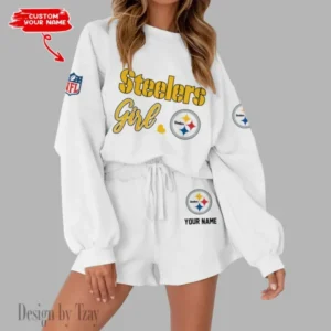 Pittsburgh Steelers Limited Edition Women Sweatshirt and Shorts New 2025 AMCWSWS00101