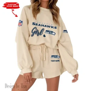 Seattle Seahawks Limited Edition Women Sweatshirt and Shorts New 2025 AMCWSWS00053