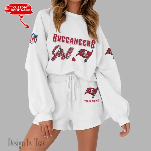 Tampa Bay Buccaneers Limited Edition Women Sweatshirt and Shorts New 2025 AMCWSWS00119 - Image 2