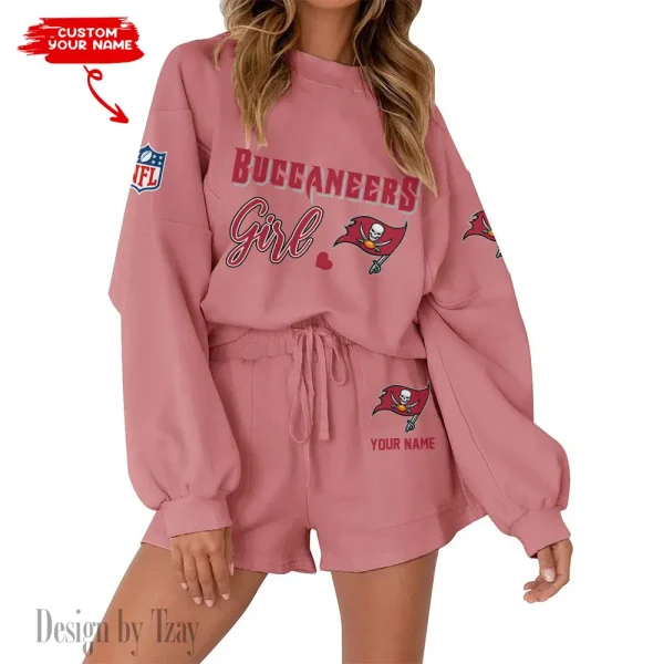 Tampa Bay Buccaneers Limited Edition Women Sweatshirt and Shorts New 2025 AMCWSWS00119 - Image 3