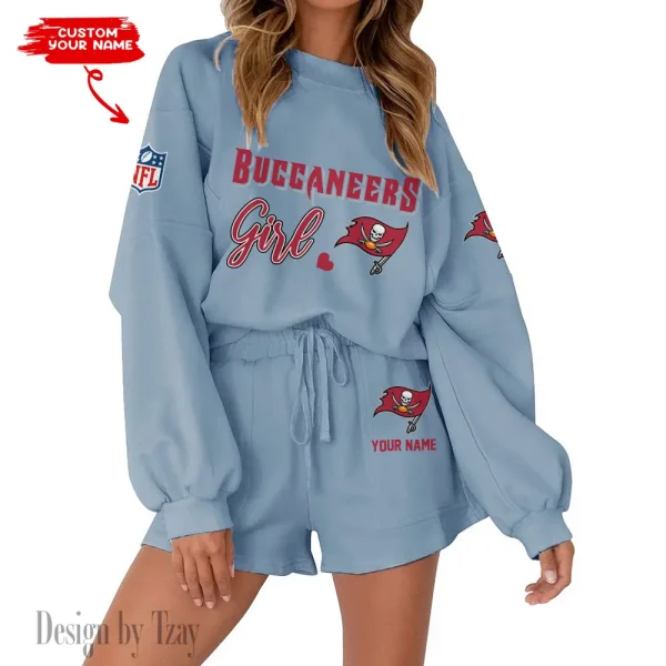 Tampa Bay Buccaneers Limited Edition Women Sweatshirt and Shorts New 2025 AMCWSWS00119 - Image 6
