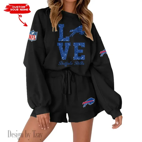 Buffalo Bills Limited Edition Women Sweatshirt and Shorts New 2025 AMCWSWS00013 - Image 7
