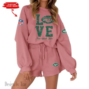 New York Jets Limited Edition Women Sweatshirt and Shorts New 2025 AMCWSWS00016