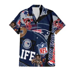 New England Patriots Custom Limited Edition For Life Hawaiian Shirt and Shorts AMCHWSS000249
