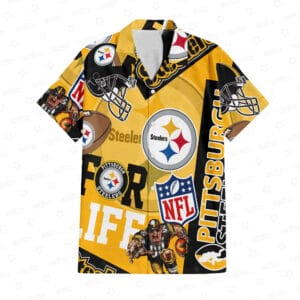 Pittsburgh Steelers Custom Limited Edition For Life Hawaiian Shirt and Shorts AMCHWSS000247