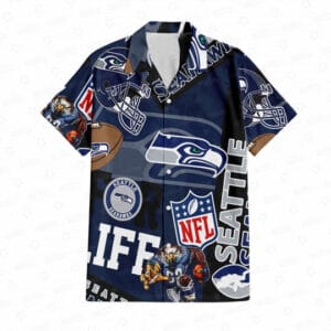 Seattle Seahawks Custom Limited Edition For Life Hawaiian Shirt and Shorts AMCHWSS000245