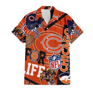 Chicago Bears Custom Limited Edition For Life Hawaiian Shirt and Shorts AMCHWSS000257