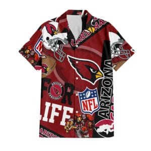 Arizona Cardinals Custom Limited Edition For Life Hawaiian Shirt and Shorts AMCHWSS000252
