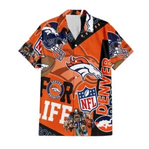 Denver Broncos Custom Limited Edition For Life Hawaiian Shirt and Shorts AMCHWSS000276