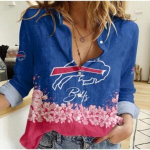 Buffalo Bills Custom Any Name Linen Woman Shirt Hot Summer 2025 AMCCLG000223
