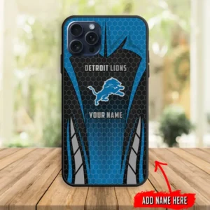 Detroit Lions Personalized Phone Case New 2025 AMCACS000015