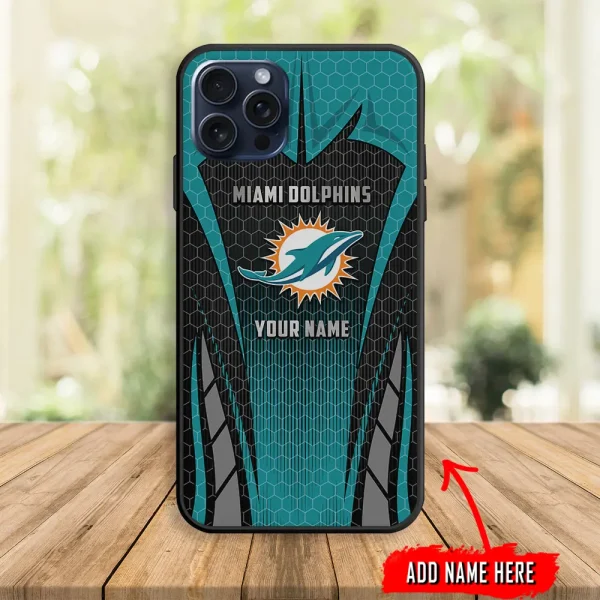 Miami Dolphins Personalized Phone Case New 2025 AMCACS000025