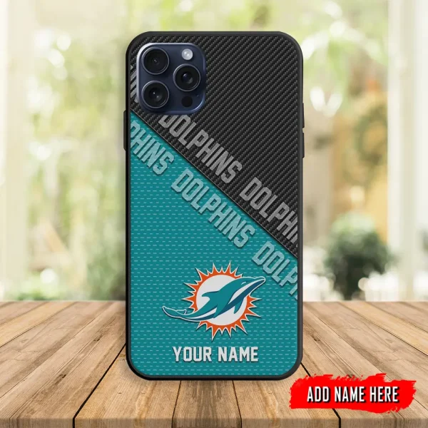 Miami Dolphins Personalized Phone Case New 2025 AMCACS000029