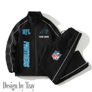 Carolina Panthers New Style 2025 Versatile Sports Set Jacket And Pants AMCCLG000188
